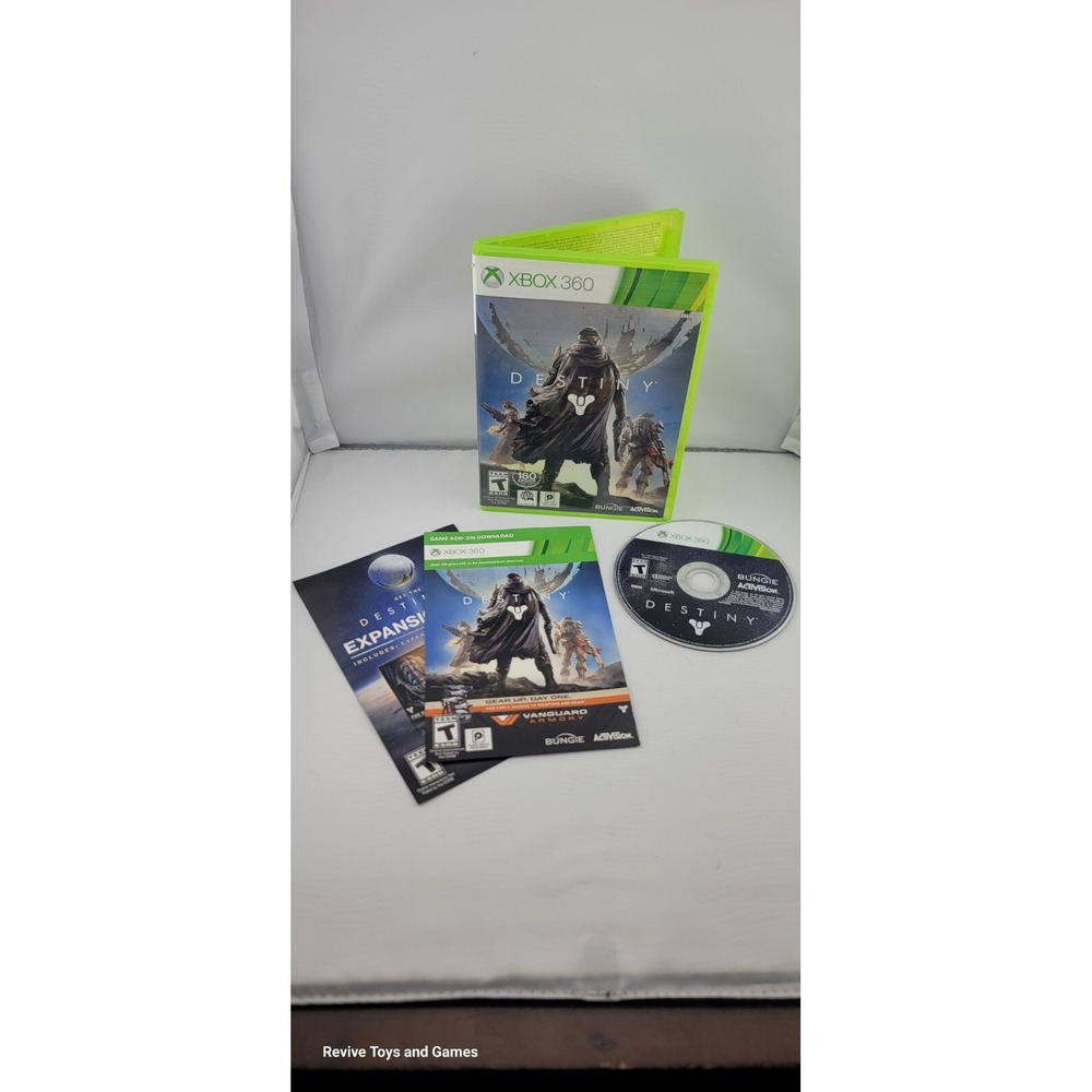 Destiny (Microsoft Xbox 360, 2014) Game and Case Tested and Working Great Cond.